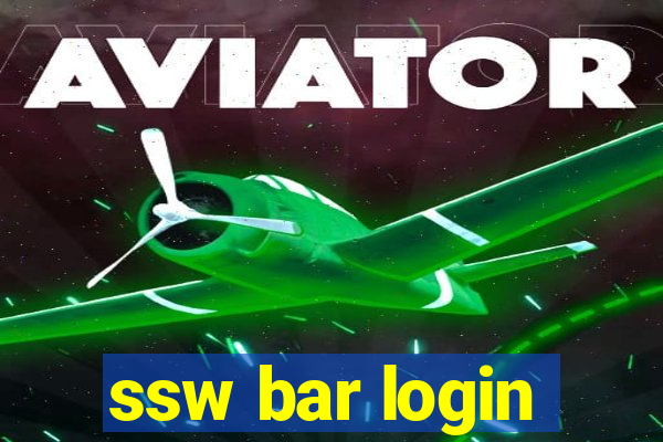 ssw bar login